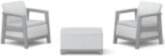 Keter Scandi Linea Balcony Set Light