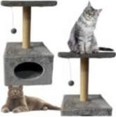 LEAN Scratching Post With Cat Bed