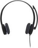 Logitech H151 Stereo Headset Black austiņas