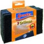SPONTEX SCOURERS FOR GRILL SPONTEX 7PCS