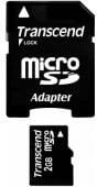 Transcend Micro SD Card 2GB +