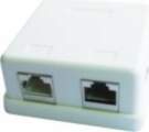 AmberIn Two jack surface mount box