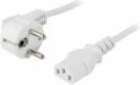 Deltaco Power cable angled CEE 7/