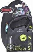 Flexi Flexi automatic leash Black Design