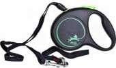 Flexi Flexi automatic leash Black Design