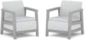 Keter Scandi Linea Light Grey /
