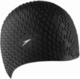 SPEEDO Bubble cap, black Cepurīte