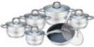 BOLLIRE POT SET 12PCS SALERNO BR-4004