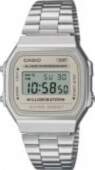 CASIO A168WA-8AY Silver Pulkstenis