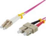 Deltaco Fiber optic patchcord MM LC-SC