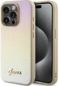 Guess Saffiano Iridescent Script iPhone 15
