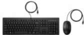 HP 225 Wired Mouse and Keyboard