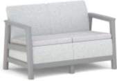 Keter Scandi Linea 2 Seater Sofa