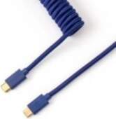 Keychron Coiled Type-C Cable, Blue Aksesuārs