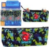 LEAN Pencil Case Space Dinosaur Pixels