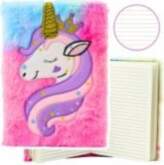 LEAN Plush Notebook Notebook Lined Unicorn