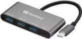 Sandberg USB-C to 3xUSB 3.0