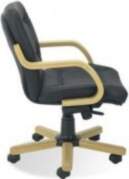 Senator low back black krēsls
