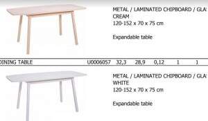 City galds table