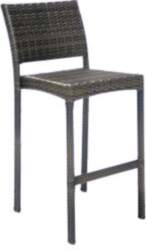Wicker bara dārza krēsls