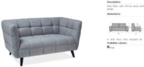 Castello 2 dīvāns sofa