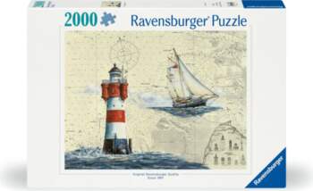 Ravensburger Puzzle 2000 Romantic Lighthouse
