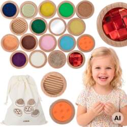 Viga Sensory Touch Memory Blocks 36