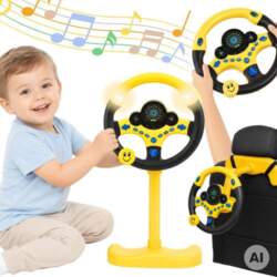 Woopie Interactive Car Steering Wheel with