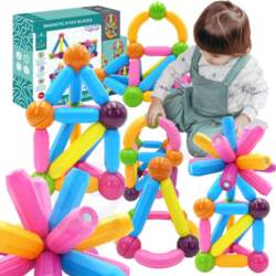 Woopie Magnetic Educational Construction Blocks Large