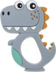 BOCIOLAND DINO silicone teether gray