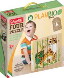 Quercetti Four Puzzle Endangered Animals 2+