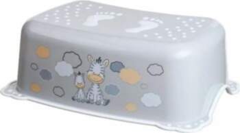 Maltex Podnóżek 2K Zebra biały/szary