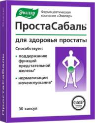 Evalar Prostasabaļ 0,2 g kapsulas