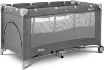 Caretero TRAVEL COT BASIC PLUS GRAPHITE