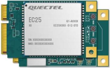 Quectel EC25-AFX mini-PCIe 4G LTE modema