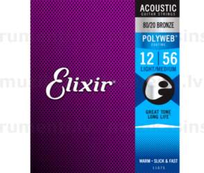 Elixir Polyweb 11075 (12-56) Akustiskās ģitāras