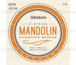 Daddario EJ74 Phosphor Bronze Mandolin Strings
