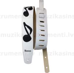 Basso MN - MUSICAL NOTES WHITE