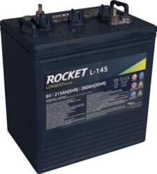 ROCKET Deep Cycle L-145 6V; 215Ah