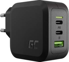 65W (2xUSB-C,1xUSB-A) lādētājs Green Cell