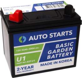 AUTO STARTS BASIC GARDEN BATTERY U1