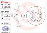 Aizmugurējais bremžu disks - BREMBO, pa