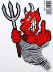 Auto uzlīme "Devil"
