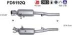 Soot/Particulate Filter, exhaust system AS