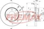 Priekšējais bremžu disks - K27 AUTOPARTS