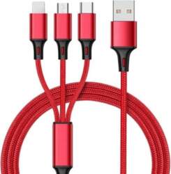 3-in-1 MICRO TYPE-C uz IPHONE USB-C