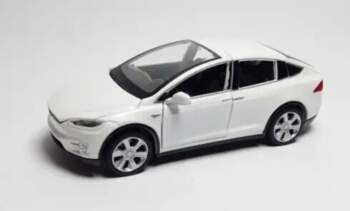 Auto modelis Tesla X90 Resteq, balts