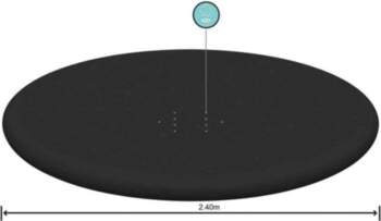 Baseins pārsegs 2.44m