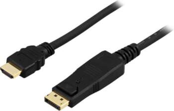 Deltaco DP-3020, DP/HDMI, 2 m