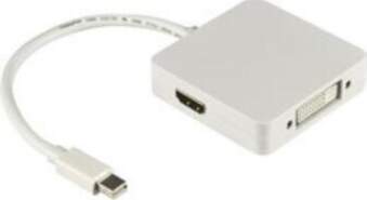 Deltaco DP-MULTI1, Mini DP/DVI/HDMI/DP, 0.2
